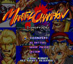 Martial Champion box art for PC Engine CD